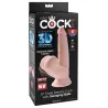 King Cock Gode réaliste 3D Cock Swinging Balls 13 x 4.2 cm